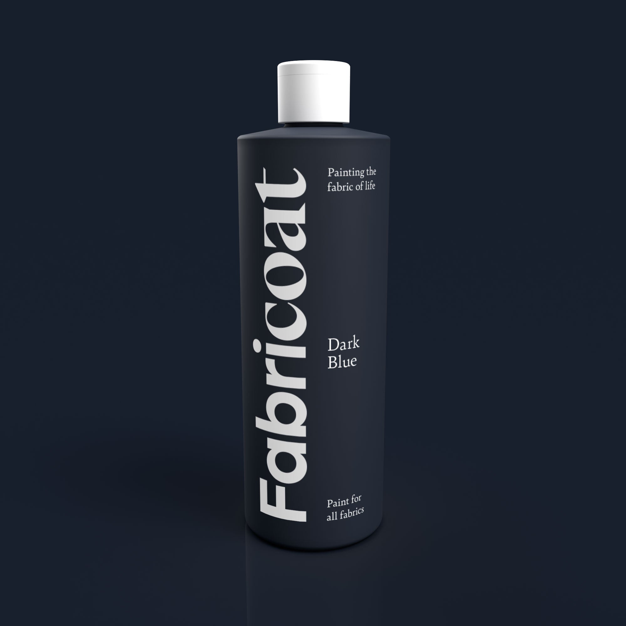 Fabricoat Dark Navy Blue Fabric Paint 500ml Bottle