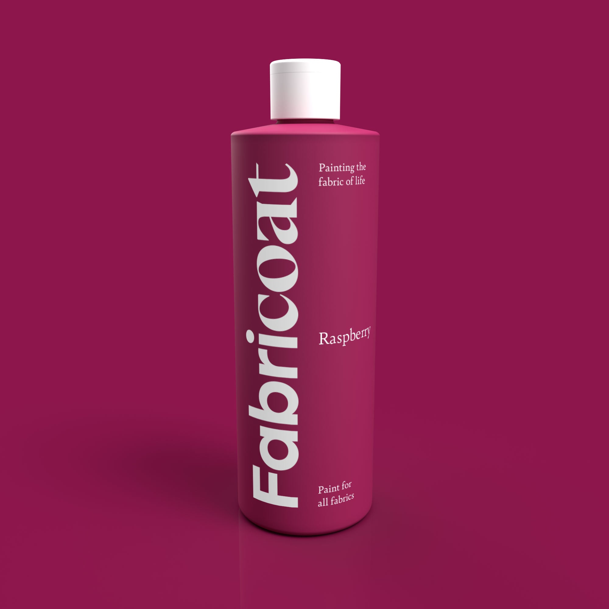 Fabricoat Raspberry Pink Fabric Paint 500ml Bottle