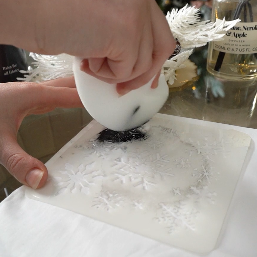 Artist Painting Sponges